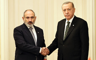 The leaders of Armenia and Turkey meet in Prague