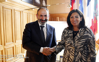 “Erevan a une place particulière dans le cœur des Parisiens”: 
Nikol Pashinyan a rencontré la maire de Paris Anne Hidalgo
