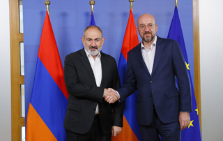 Prime Minister of Armenia and the President of the European Council meet in Brussels 