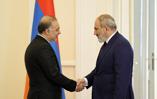 The Prime Minister receives the newly appointed Ambassador of Iran to Armenia