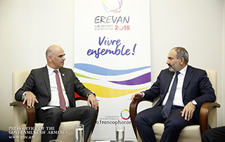 Within the framework of the Francophonie summit, the Armenian Prime Minister met with the President of Switzerland, the President of Estonia, the Premier-elect of Quebec and the Deputy Prime Minister of Vietnam

