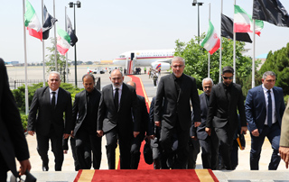 The Prime Minister arrives in Tehran on a working visit