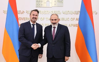 Prime Minister Pashinyan receives Deputy Prime Minister, Minister of Foreign Affairs and Foreign Trade of Luxembourg Xavier Bettel