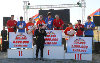 The Prime Minister and his wife attend the "Prime Minister's Cup of the Republic of Armenia" amateur cycling tournament