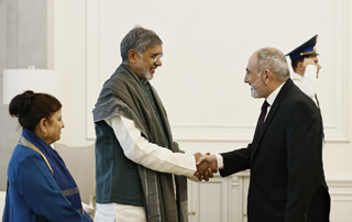 The Prime Minister receives Nobel Peace Prize laureate Kailash Satyarthi