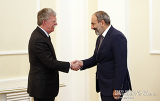 Nikol Pashinyan, John Bolton discuss issues on Armenian-American relations agenda