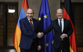 Rencontre entre Nikol Pashinyan et Olaf Scholz à Munich