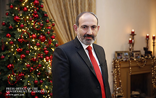 Congratulatory Address by Acting Prime Minister Nikol Pashinyan on New Year and Christmas Holidays