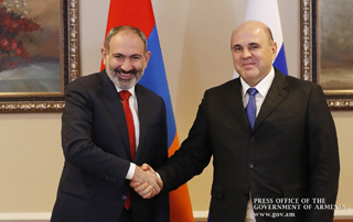 Nikol Pashinyan et Mikhaïl  Michoustine ont discuté d'un certain nombre de questions inscrites à l'ordre du jour des relations arméno-russes