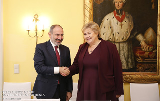 Никол Пашинян провел встречи с премьер-министром Норвегии и вице-премьером Ливана