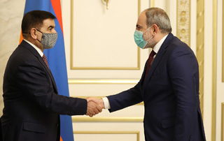 Le Premier ministre Pashinyan a reçu une délégation conduite par le  Ministre de la Défense de la République d'Irak 